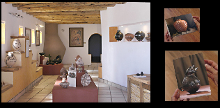 Photo of Mata ortiz pottery ollas in Mexico