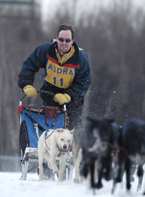 Photo of sled dog rac